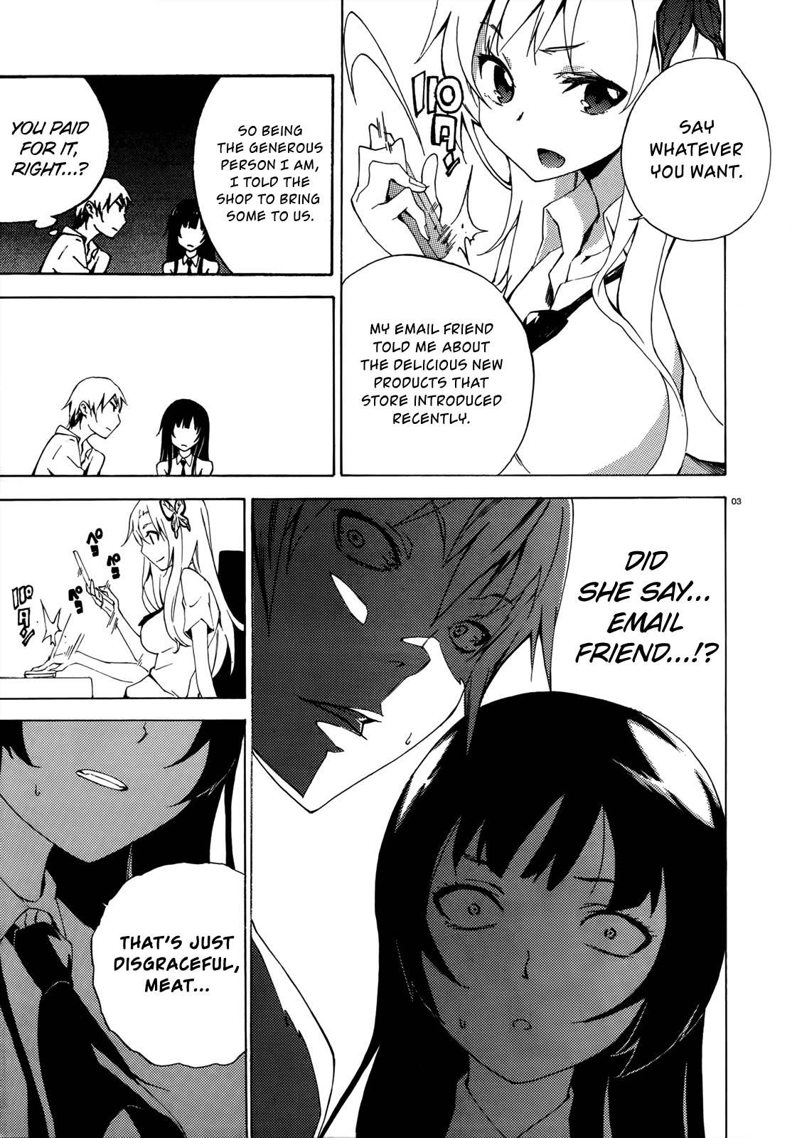 Boku wa Tomodachi ga Sukunai - Koushiki Anthology Comic Chapter 1.13 page 3 - Vol.1 Chapter 13: Telephone Shocking