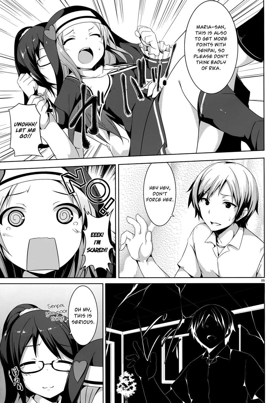 Boku wa Tomodachi ga Sukunai - Koushiki Anthology Comic Chapter 1.15 page 5 - Vol.1 Chapter 15: If an angel could become a smile...