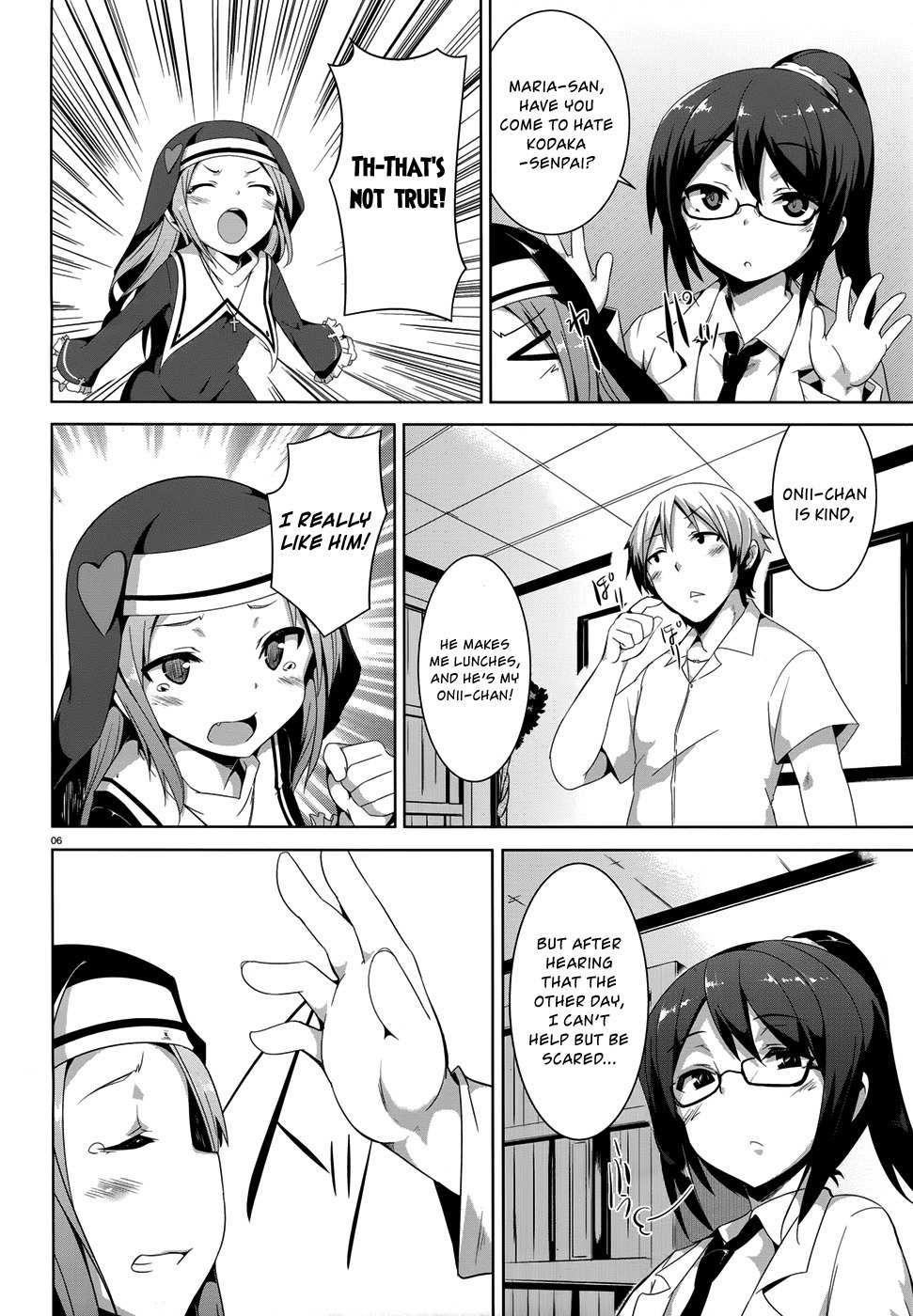 Boku wa Tomodachi ga Sukunai - Koushiki Anthology Comic Chapter 1.15 page 6 - Vol.1 Chapter 15: If an angel could become a smile...