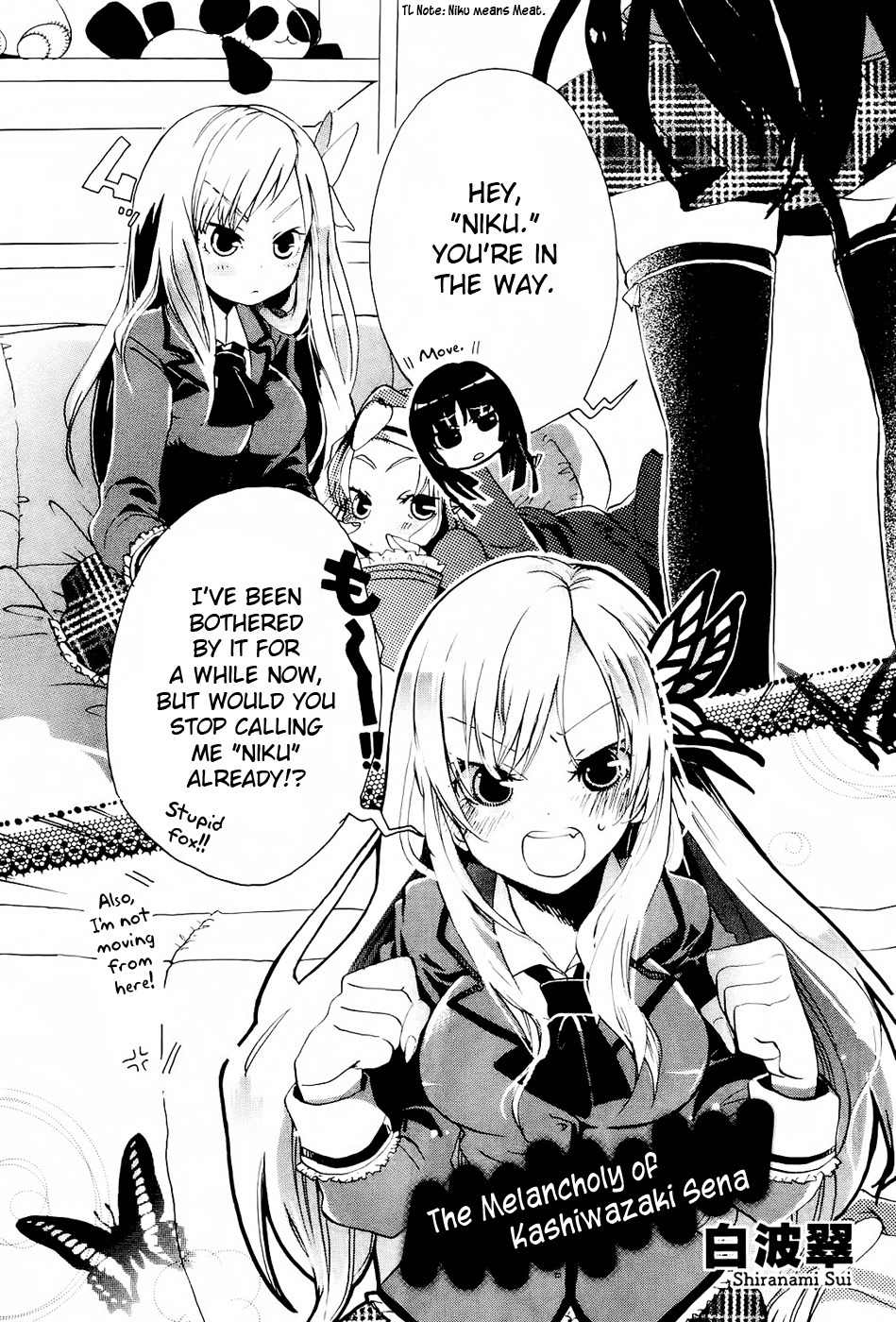 Boku wa Tomodachi ga Sukunai - Koushiki Anthology Comic Chapter 1.17 page 1 - Vol.1 Chapter 17: The Melancholy of Kashiwazaki Sena