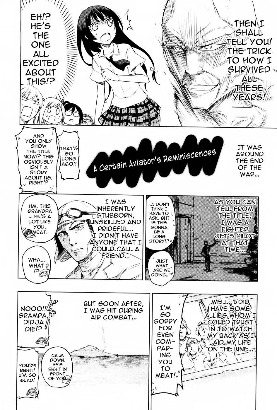 Boku wa Tomodachi ga Sukunai - Koushiki Anthology Comic Chapter 1.4 page 2 - Vol.1 Chapter 4: A Certain Aviator's Reminiscences