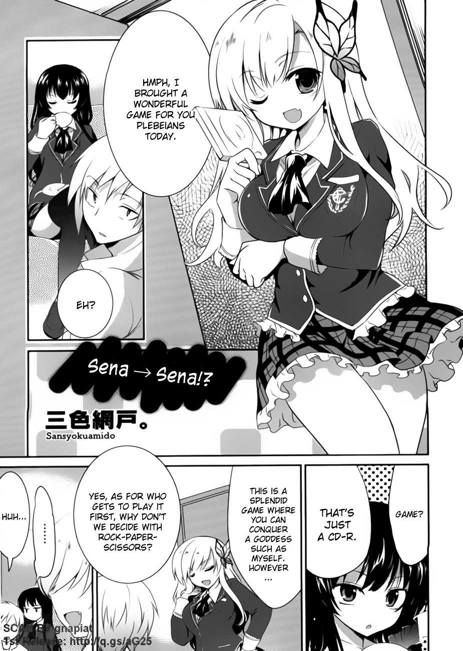 Boku wa Tomodachi ga Sukunai - Koushiki Anthology Comic Chapter 2.2 page 1 - Vol.2 Chapter 2: Sena→Sena!?
