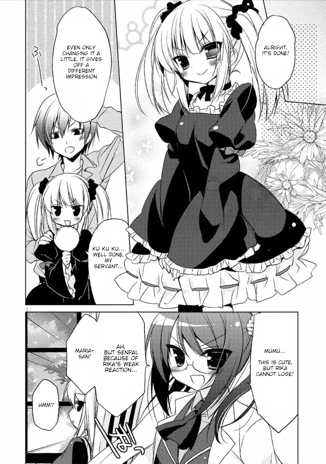 Boku wa Tomodachi ga Sukunai - Koushiki Anthology Comic Chapter 2.3 page 3 - Vol.2 Chapter 3: We Had Too Much Free Time, So We Played With Our Hair