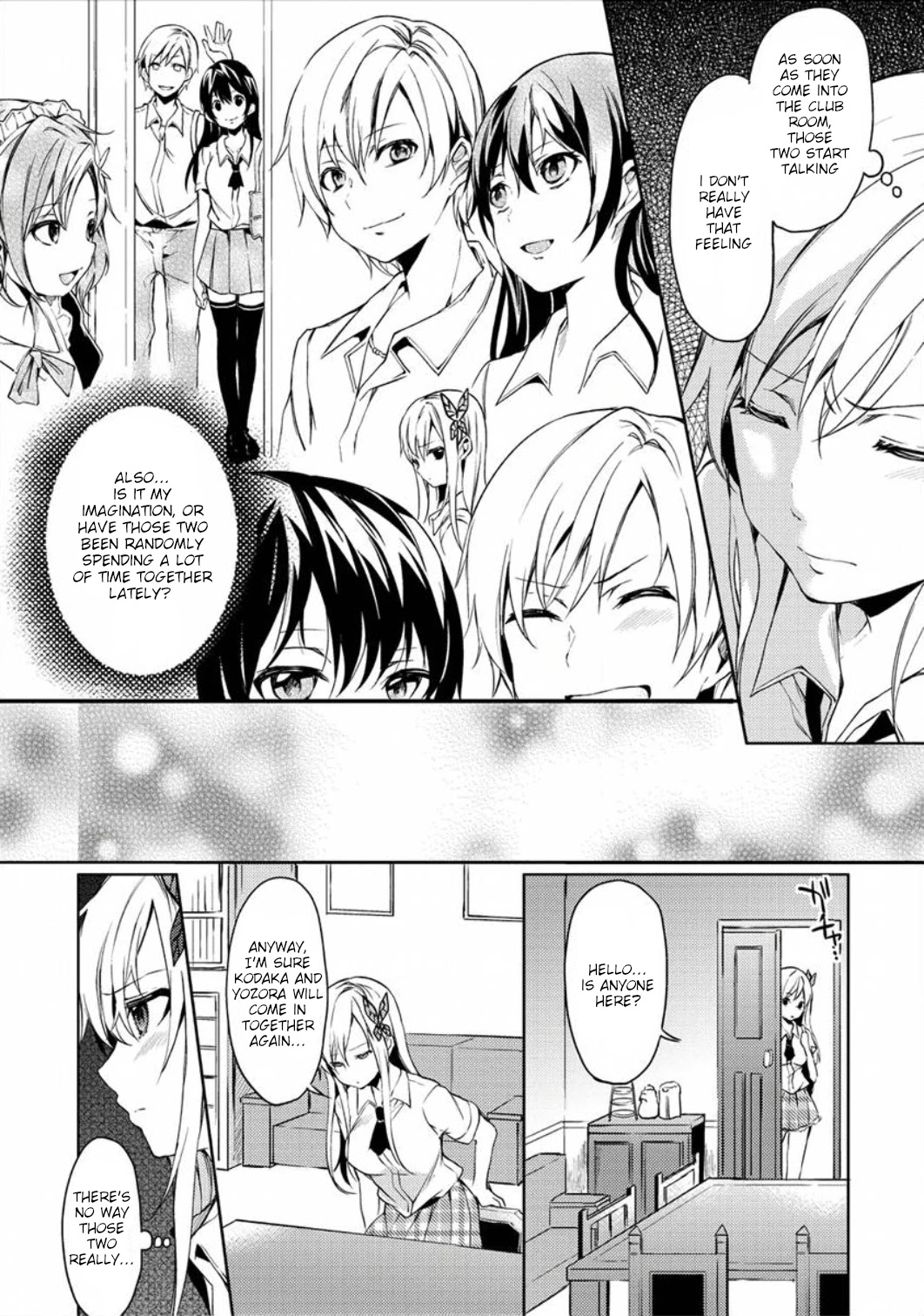 Boku wa Tomodachi ga Sukunai - Koushiki Anthology Comic Chapter 2.6 page 4 - Vol.2 Chapter 6: A Girl's Heart
