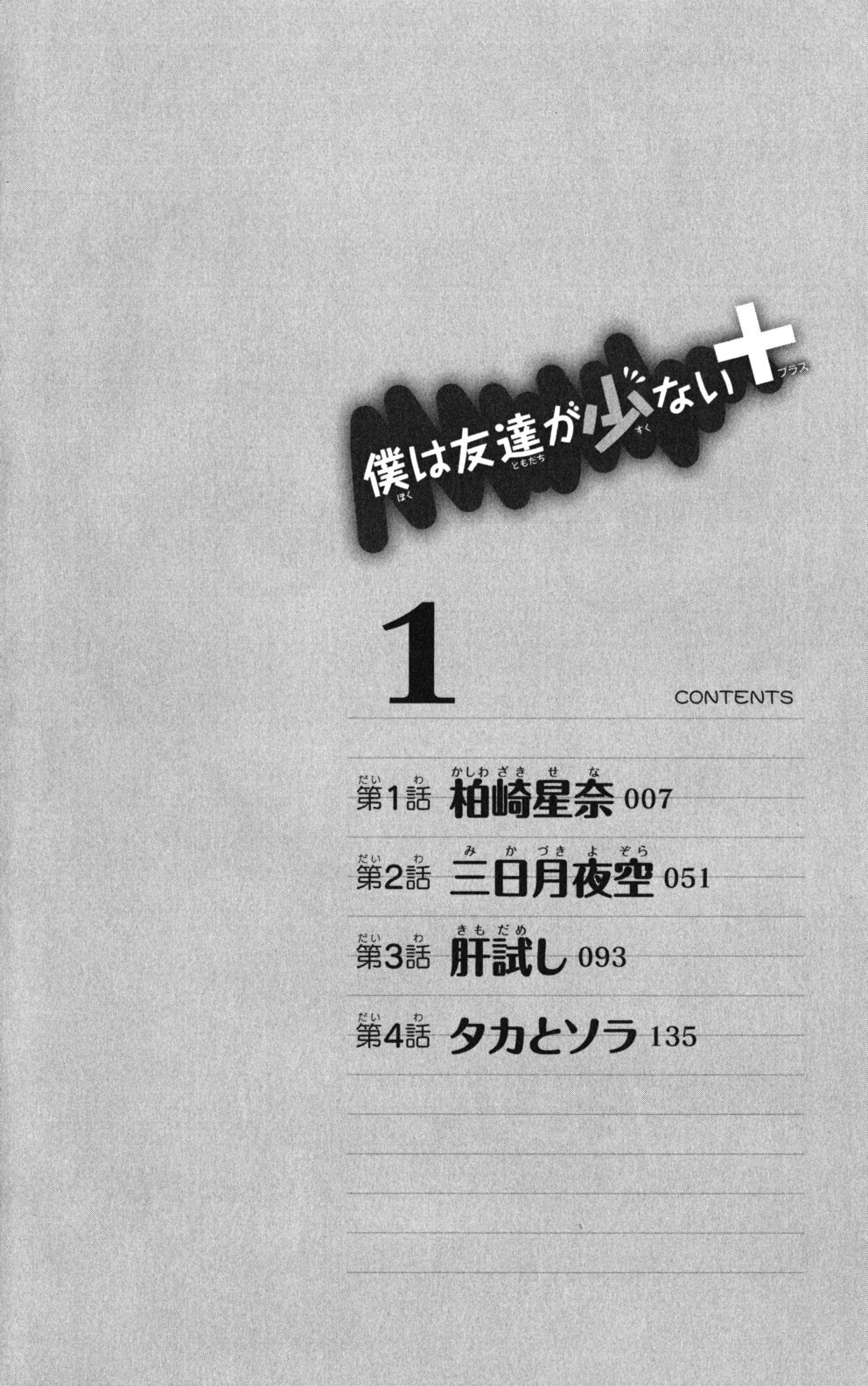 Boku wa Tomodachi ga Sukunai Plus Chapter 1 page 6 - Chapter 1