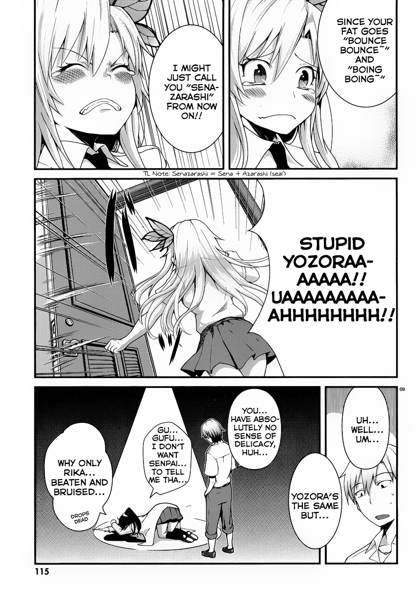 Boku wa Tomodachi ga Sukunai Shobon! Chapter 2.2 page 10 - Chapter 2 v2 : We Think, Therefore We Are Meat ε==(○-`ω-)
