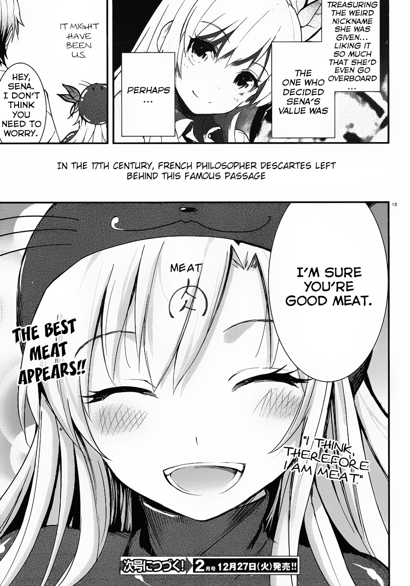 Boku wa Tomodachi ga Sukunai Shobon! Chapter 2.2 page 16 - Chapter 2 v2 : We Think, Therefore We Are Meat ε==(○-`ω-)