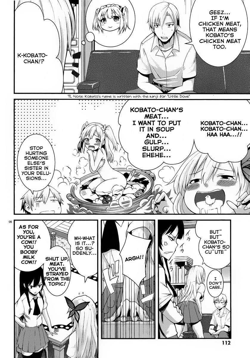 Boku wa Tomodachi ga Sukunai Shobon! Chapter 2.2 page 7 - Chapter 2 v2 : We Think, Therefore We Are Meat ε==(○-`ω-)