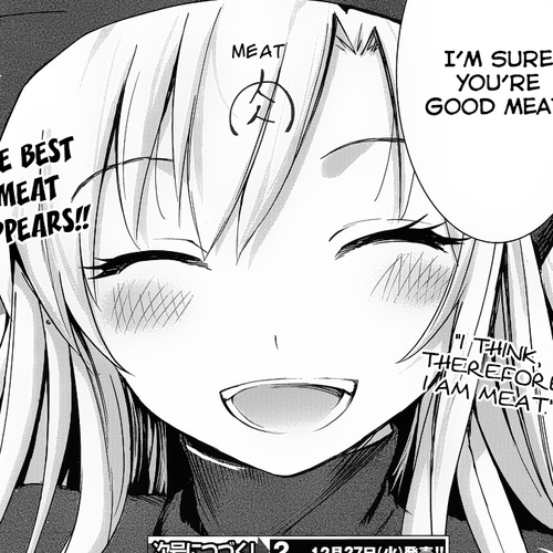 Boku wa Tomodachi ga Sukunai Shobon! Chapter 2 v2 : We Think, Therefore We Are Meat ε==(○-`ω-) cover