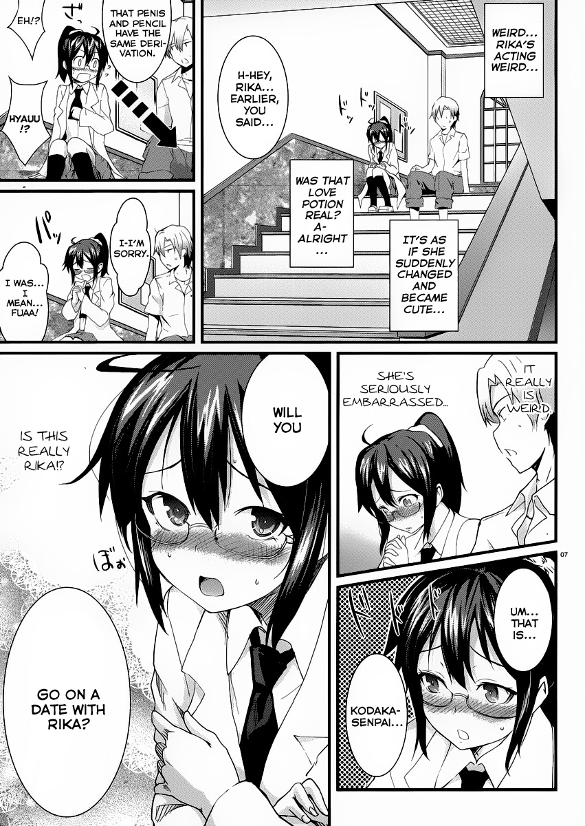 Boku wa Tomodachi ga Sukunai Shobon! Chapter 4.2 page 9 - Chapter 4 v2 : Magic Love Potion