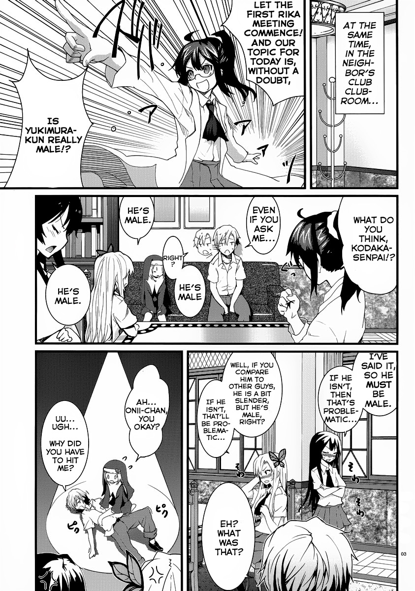 Boku wa Tomodachi ga Sukunai Shobon! Chapter 5.2 page 4 - Chapter 5 v2 : A Real Man