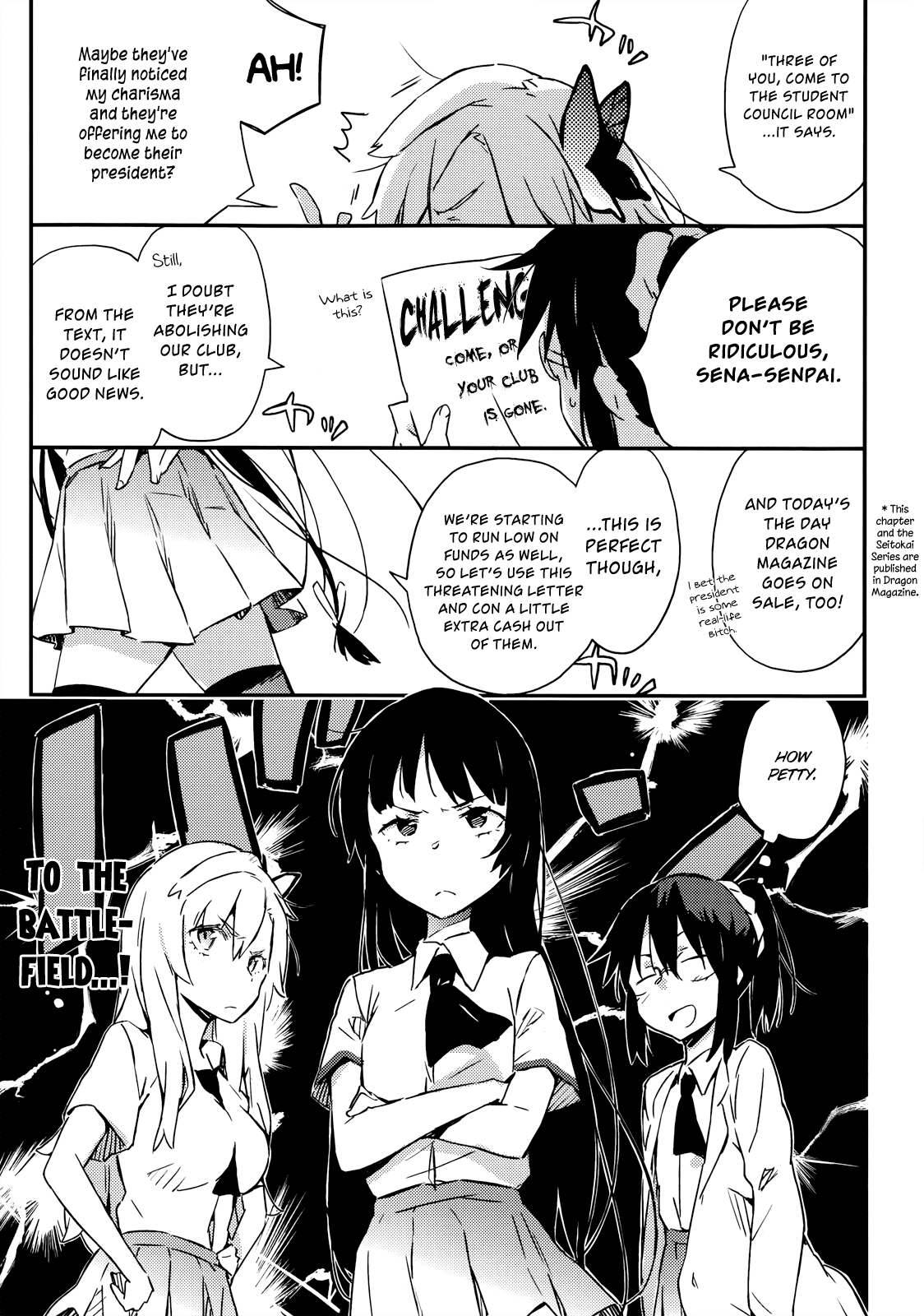 Boku wa Tomodachi ga Sukunai x Seitokai no Ichizon Crossover Special Chapter 1.2 page 1 - Chapter 1 v2