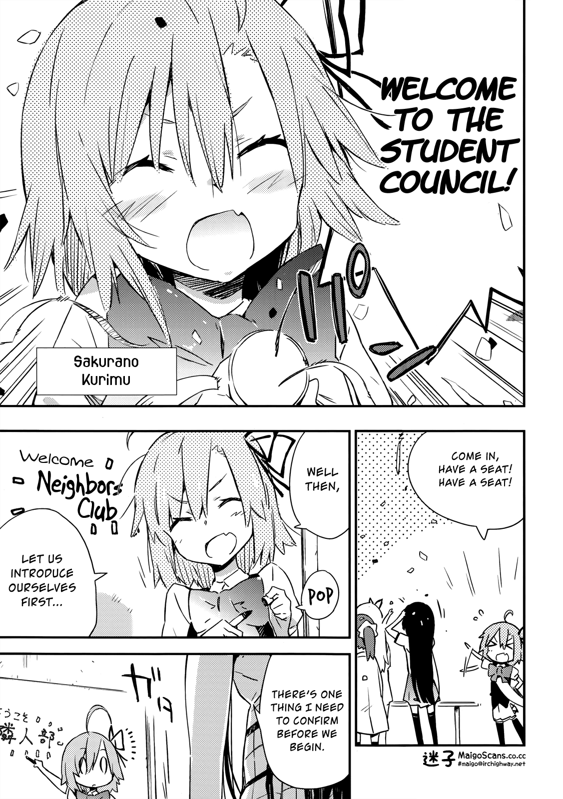 Boku wa Tomodachi ga Sukunai x Seitokai no Ichizon Crossover Special Chapter 1.2 page 3 - Chapter 1 v2