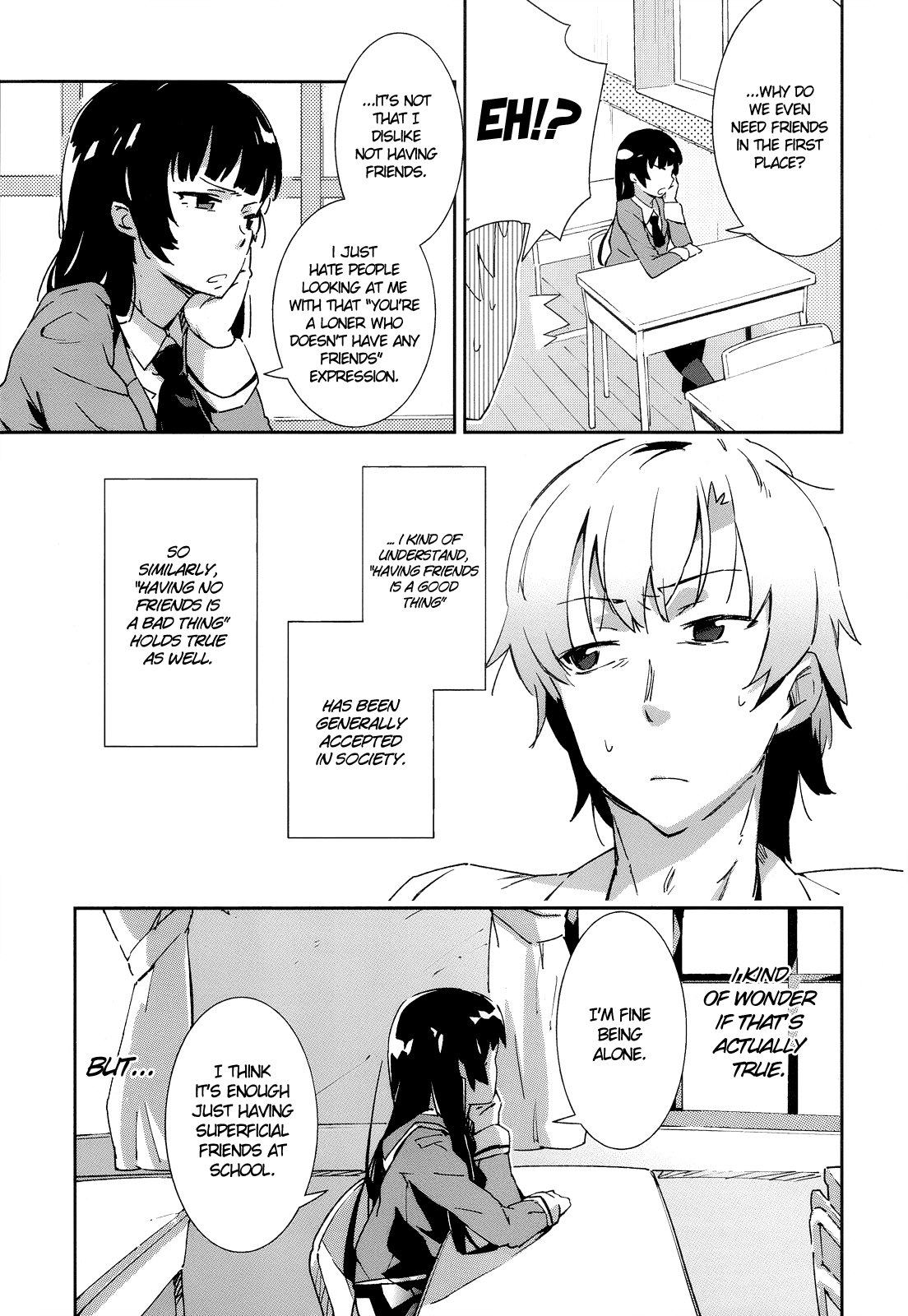 Boku wa Tomodachi ga Sukunai Chapter 1 page 20 - Chapter 1 : Hasegawa Kodaka
