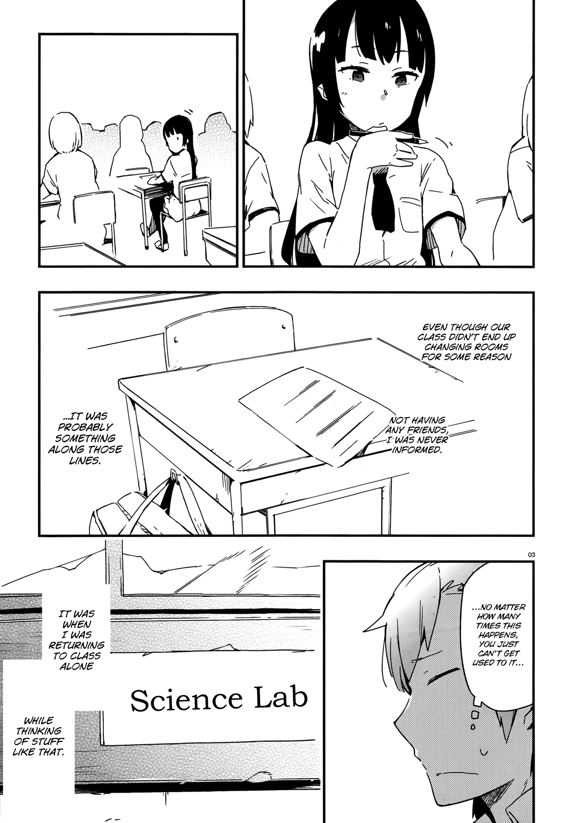 Boku wa Tomodachi ga Sukunai Chapter 13 page 3 - Chapter 13: Shiguma Rika