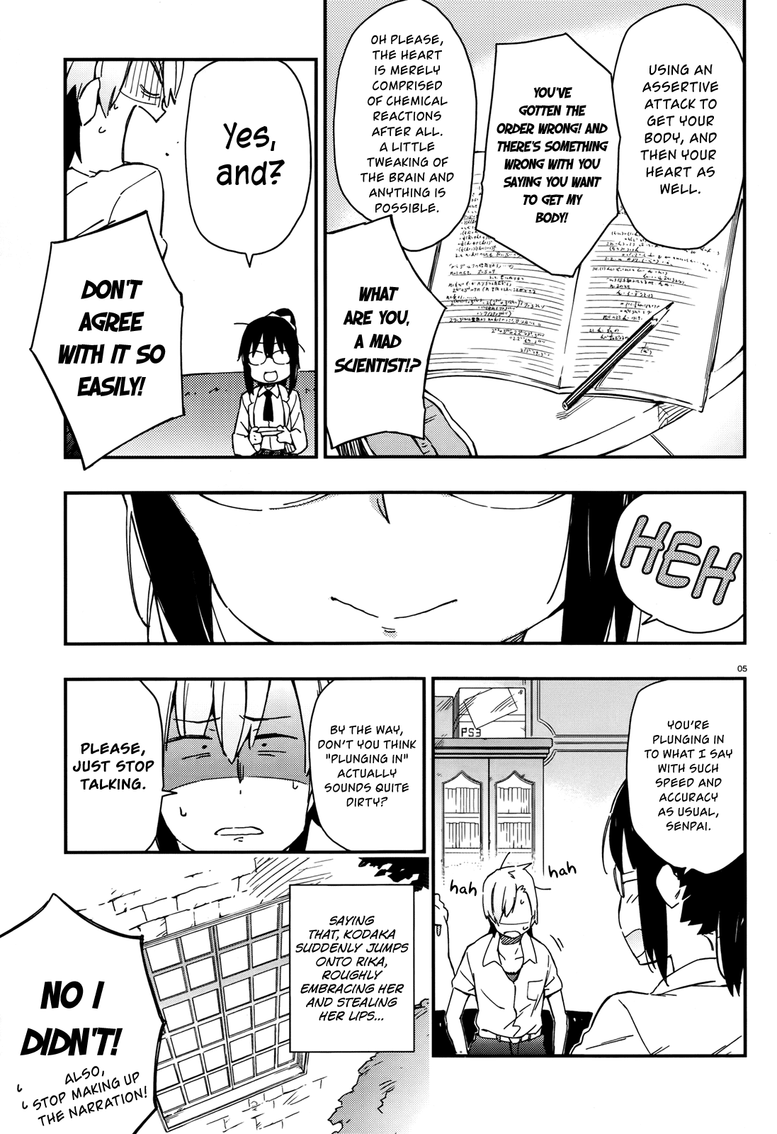 Boku wa Tomodachi ga Sukunai Chapter 16 page 11 - Chapter 16: Relay Novel "St. Aniki-san"