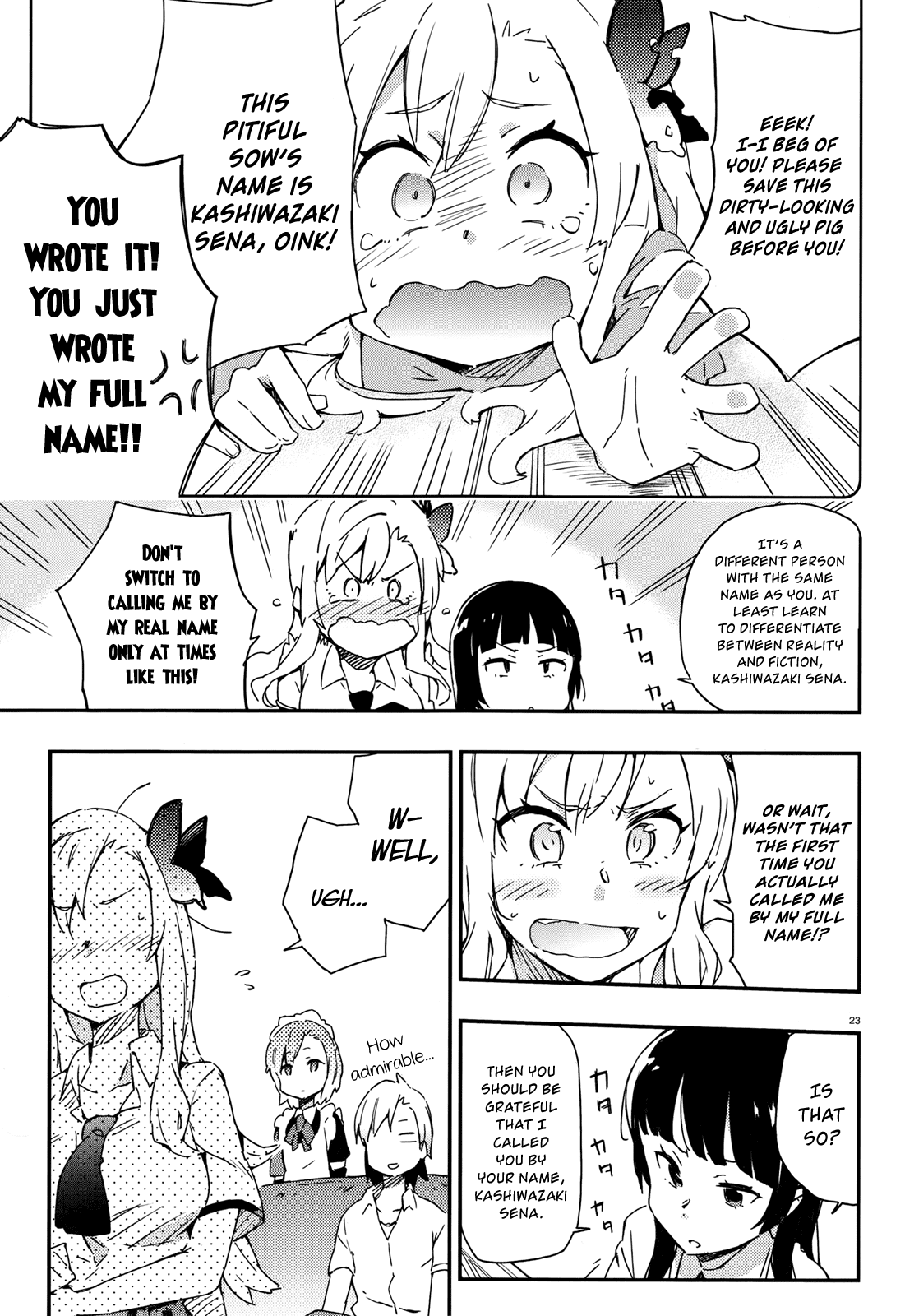 Boku wa Tomodachi ga Sukunai Chapter 16 page 29 - Chapter 16: Relay Novel "St. Aniki-san"