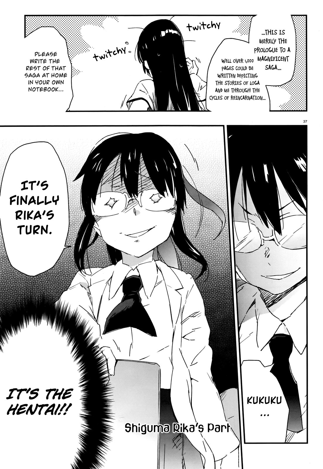 Boku wa Tomodachi ga Sukunai Chapter 16 page 43 - Chapter 16: Relay Novel "St. Aniki-san"