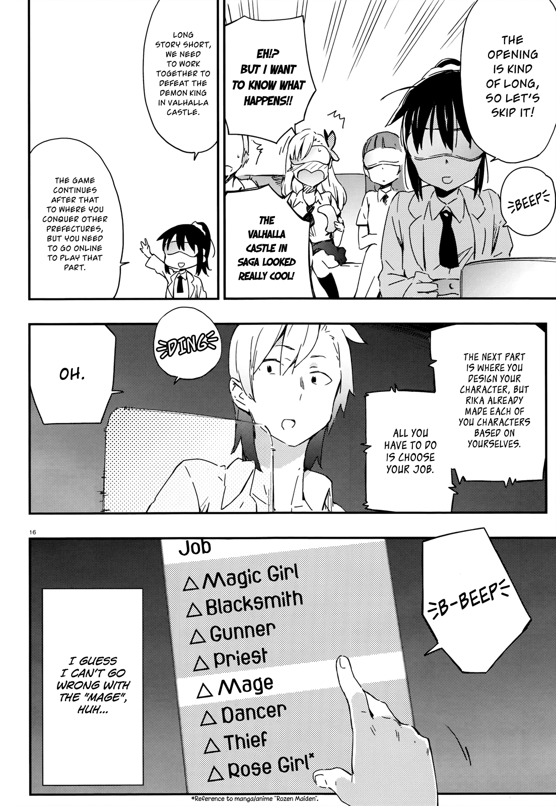 Boku wa Tomodachi ga Sukunai Chapter 17 page 16 - Chapter 17: Romancing Saga