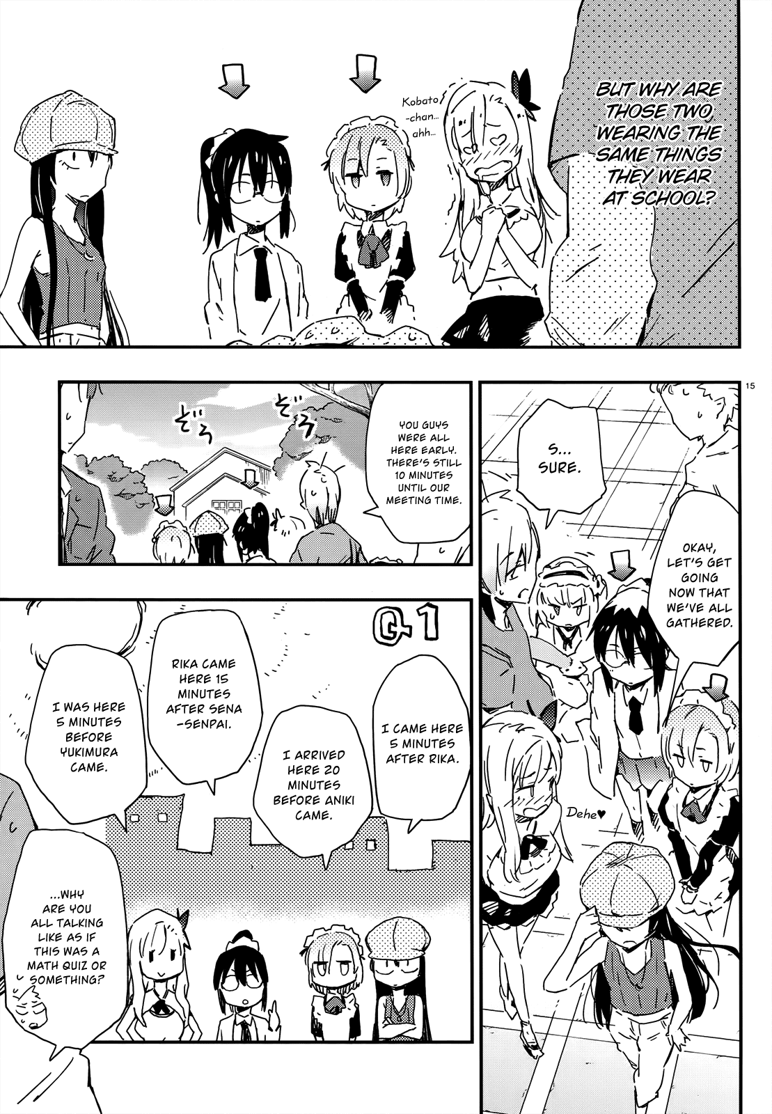 Boku wa Tomodachi ga Sukunai Chapter 19 page 15 - Chapter 19: Karaoke