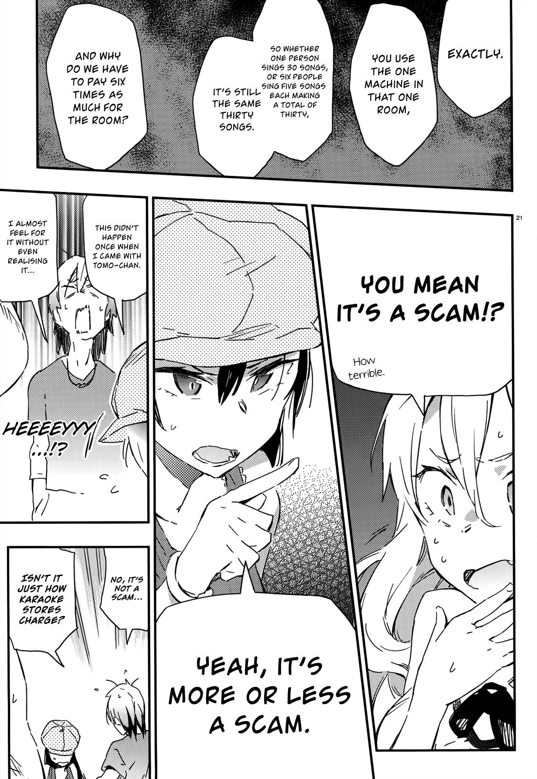Boku wa Tomodachi ga Sukunai Chapter 19 page 21 - Chapter 19: Karaoke
