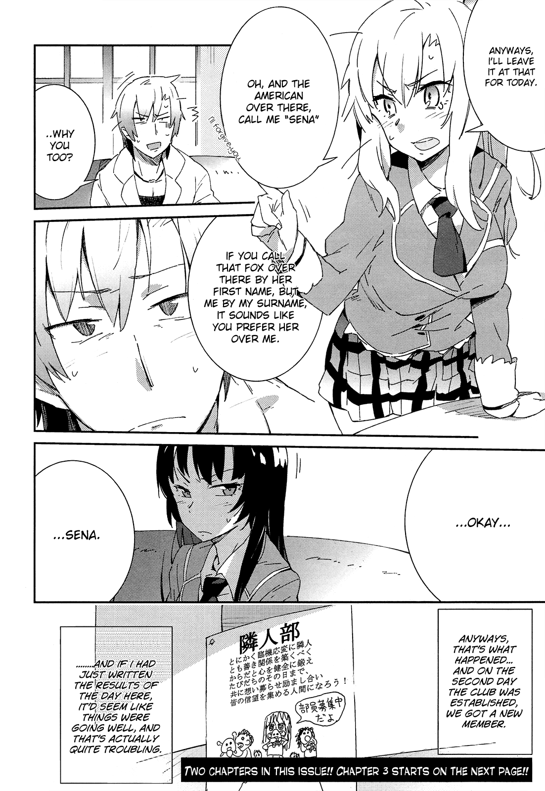 Boku wa Tomodachi ga Sukunai Chapter 2 page 28 - Chapter 2: Yozora & Sena