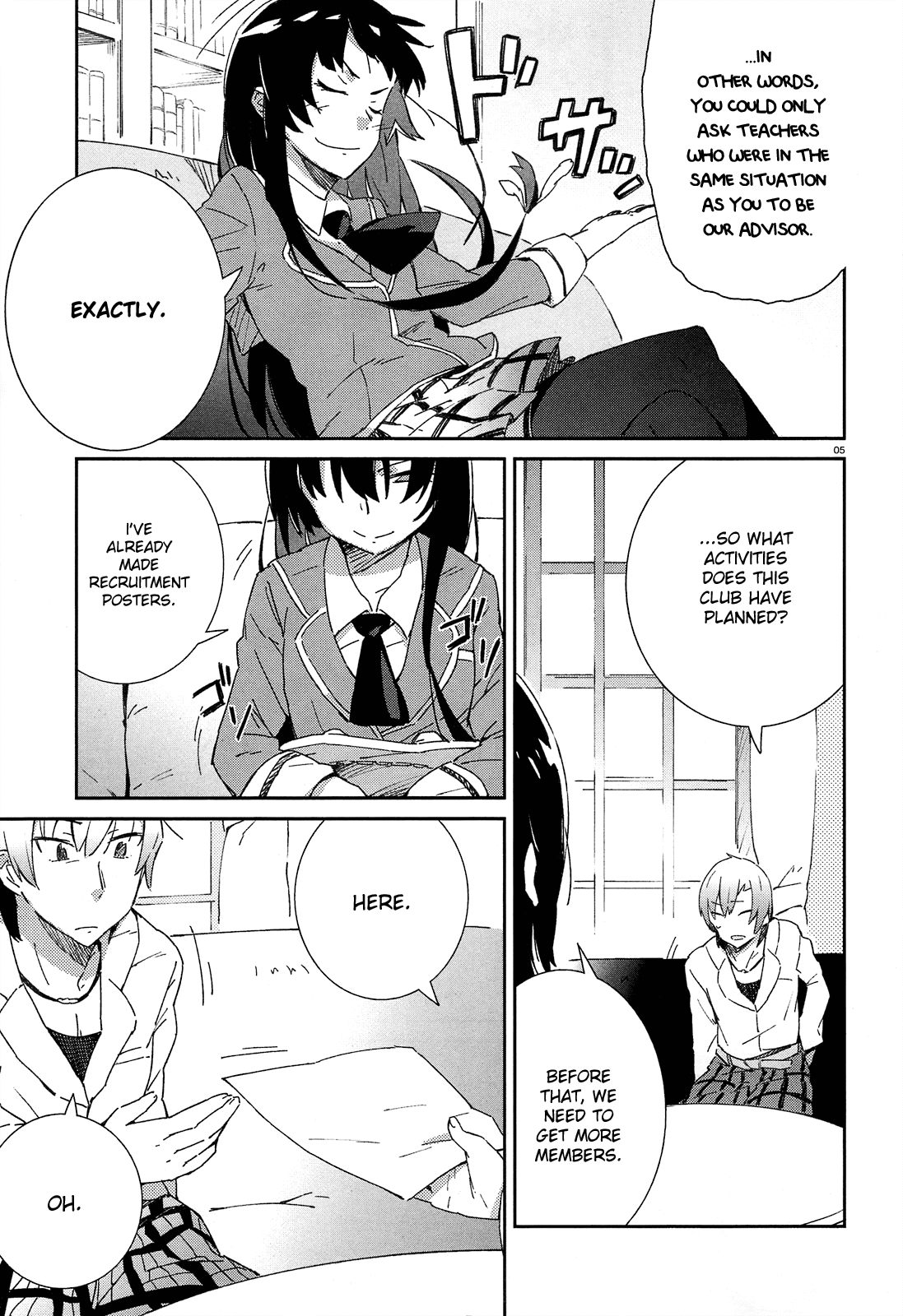 Boku wa Tomodachi ga Sukunai Chapter 2 page 5 - Chapter 2: Yozora & Sena