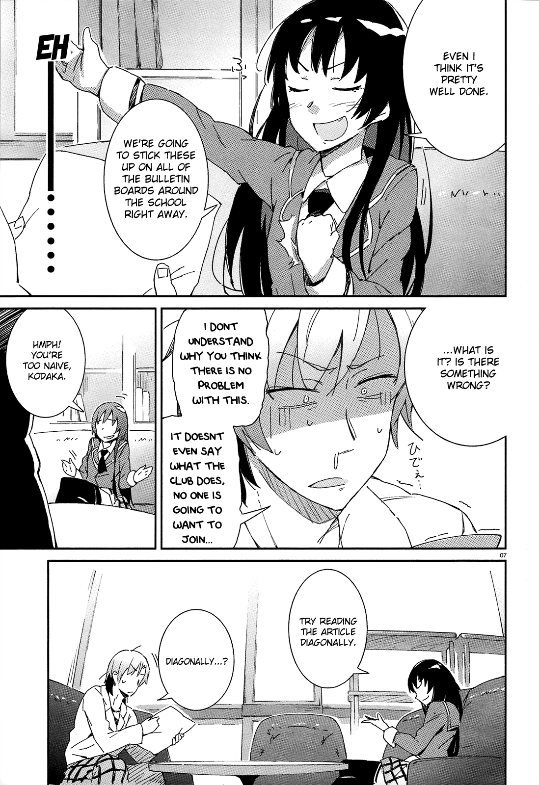 Boku wa Tomodachi ga Sukunai Chapter 2 page 7 - Chapter 2: Yozora & Sena