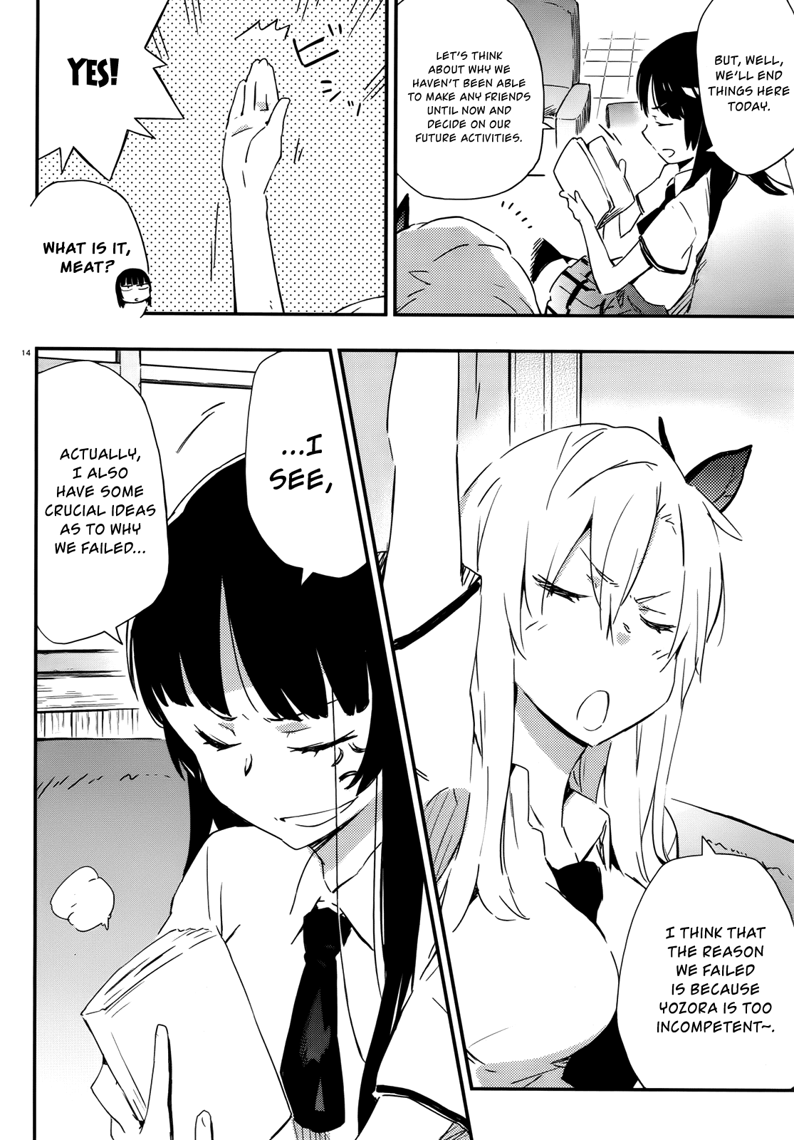 Boku wa Tomodachi ga Sukunai Chapter 20 page 12 - Chapter 20: The Unfortunate Committee