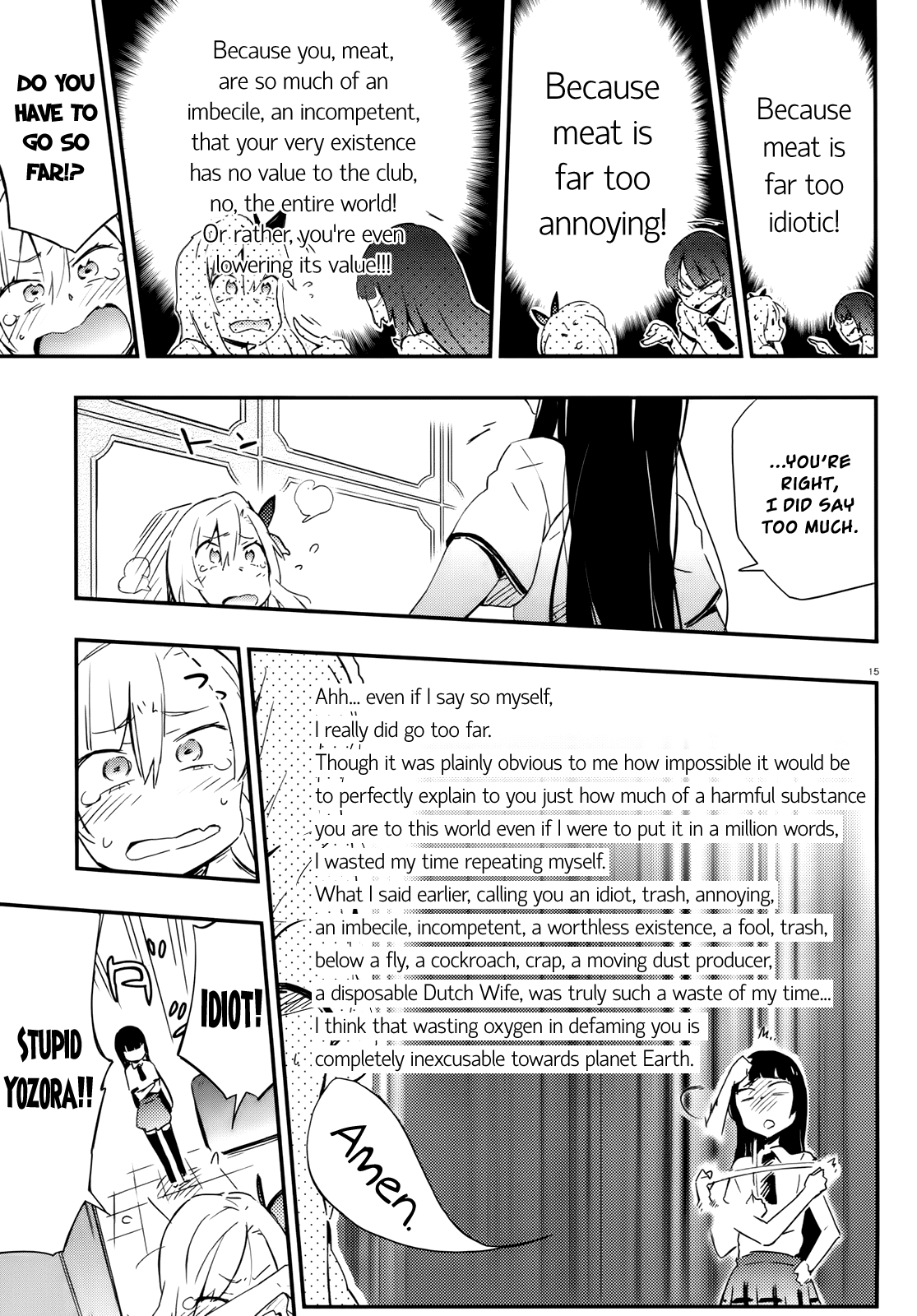 Boku wa Tomodachi ga Sukunai Chapter 20 page 13 - Chapter 20: The Unfortunate Committee