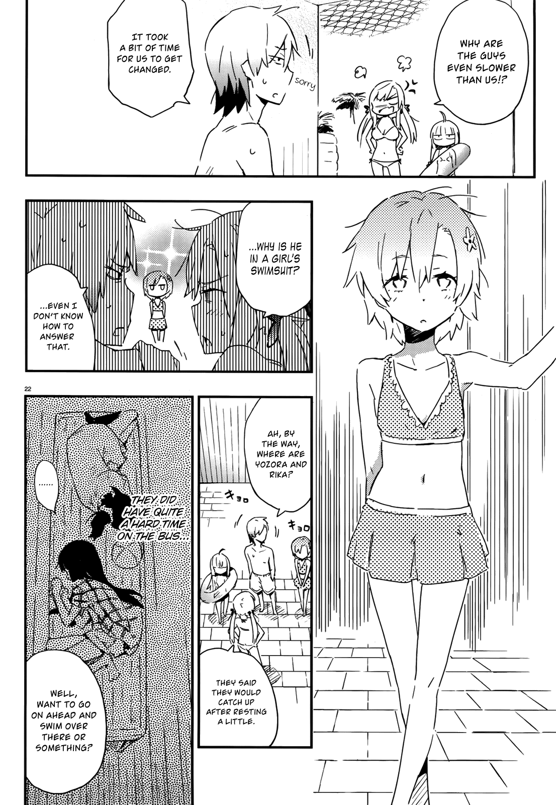 Boku wa Tomodachi ga Sukunai Chapter 22 page 22 - Chapter 22: Everyone at the Pool