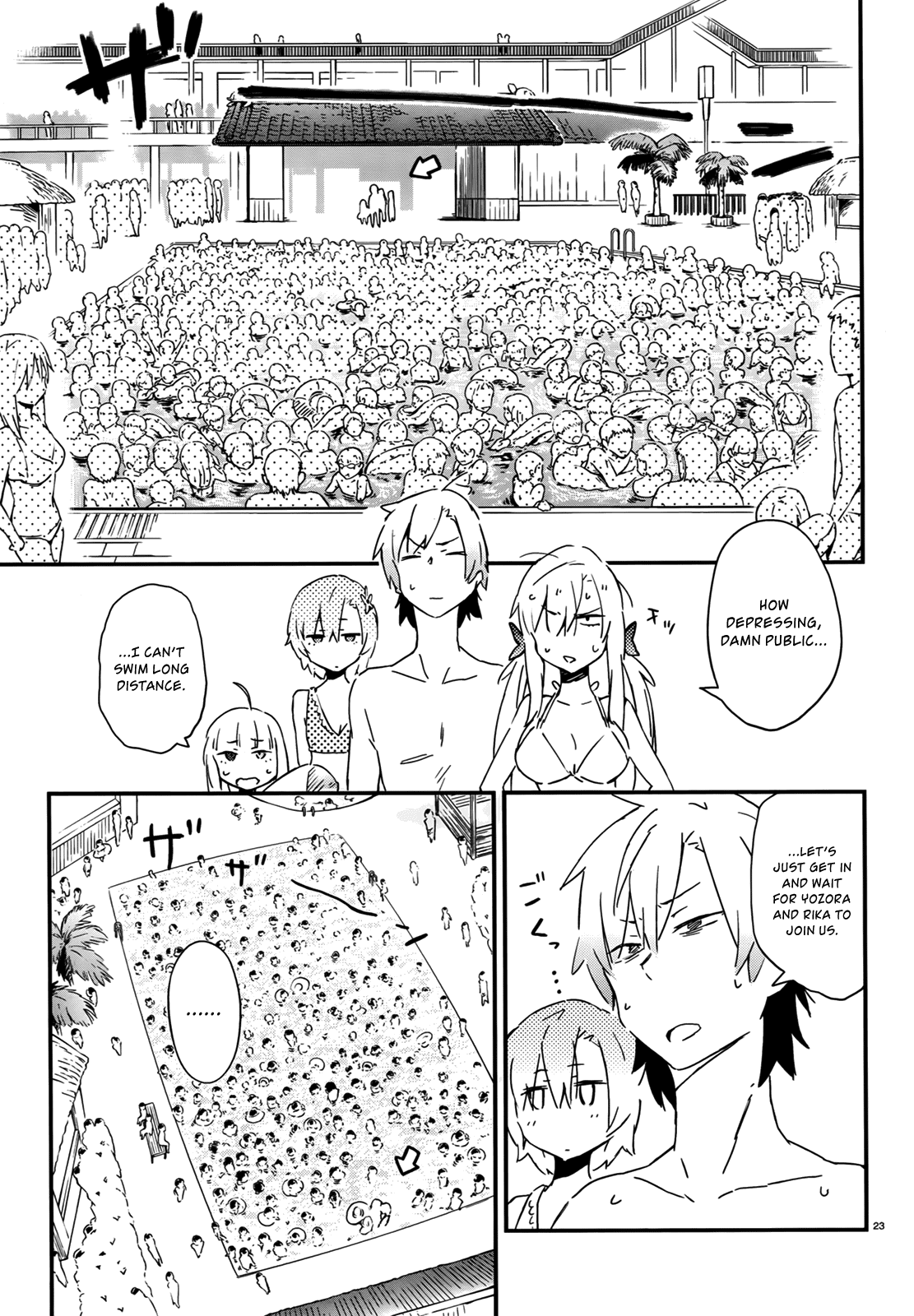 Boku wa Tomodachi ga Sukunai Chapter 22 page 23 - Chapter 22: Everyone at the Pool