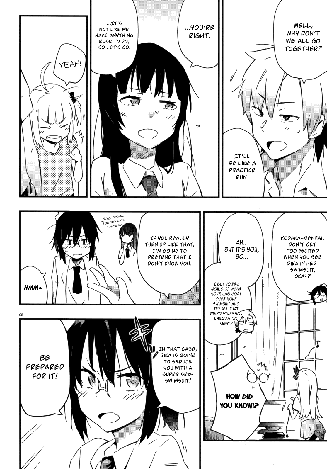 Boku wa Tomodachi ga Sukunai Chapter 22 page 8 - Chapter 22: Everyone at the Pool