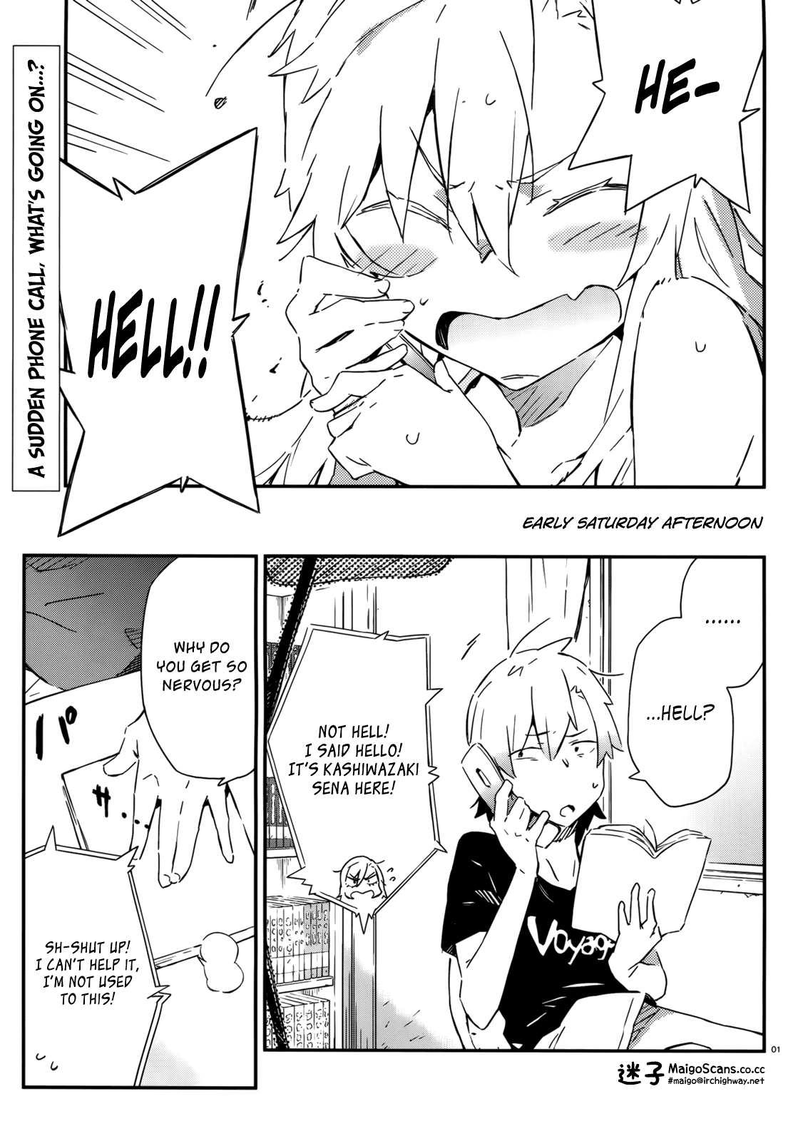 Boku wa Tomodachi ga Sukunai Chapter 23 page 1 - Chapter 23: Visit to Kashiwazaki-san's Household (Part 1)