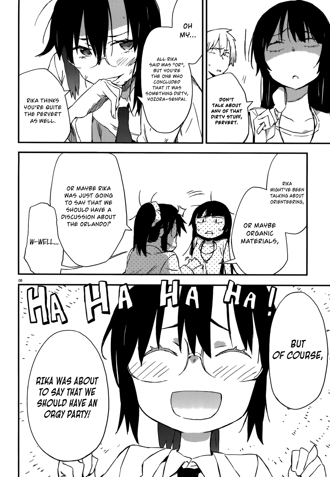 Boku wa Tomodachi ga Sukunai Chapter 26 page 8 - Chapter 26: Ghost Stories