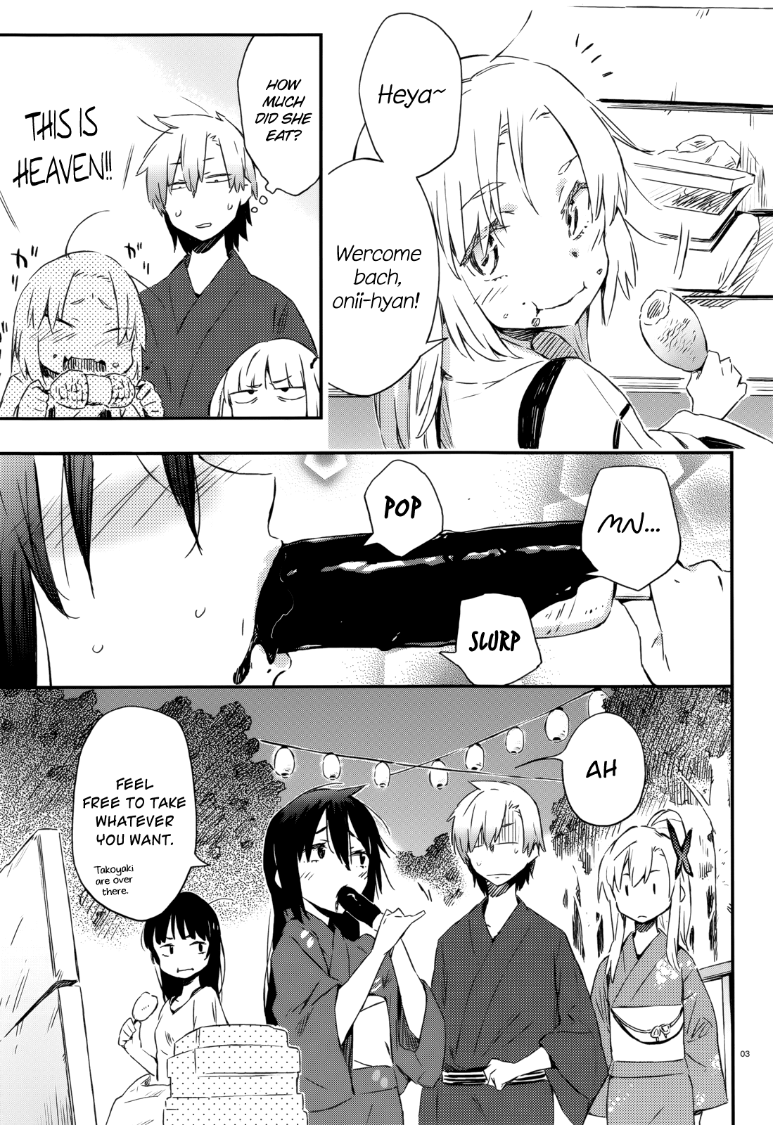 Boku wa Tomodachi ga Sukunai Chapter 28 page 3 - Chapter 28: Summer Festival (Part 2)