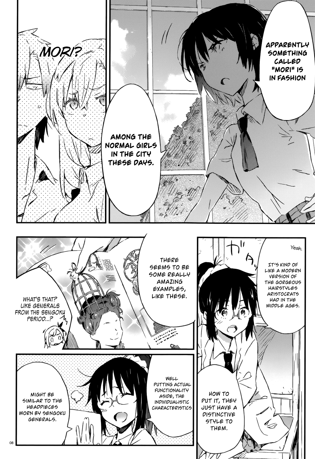 Boku wa Tomodachi ga Sukunai Chapter 30 page 8 - Chapter 30: Mori