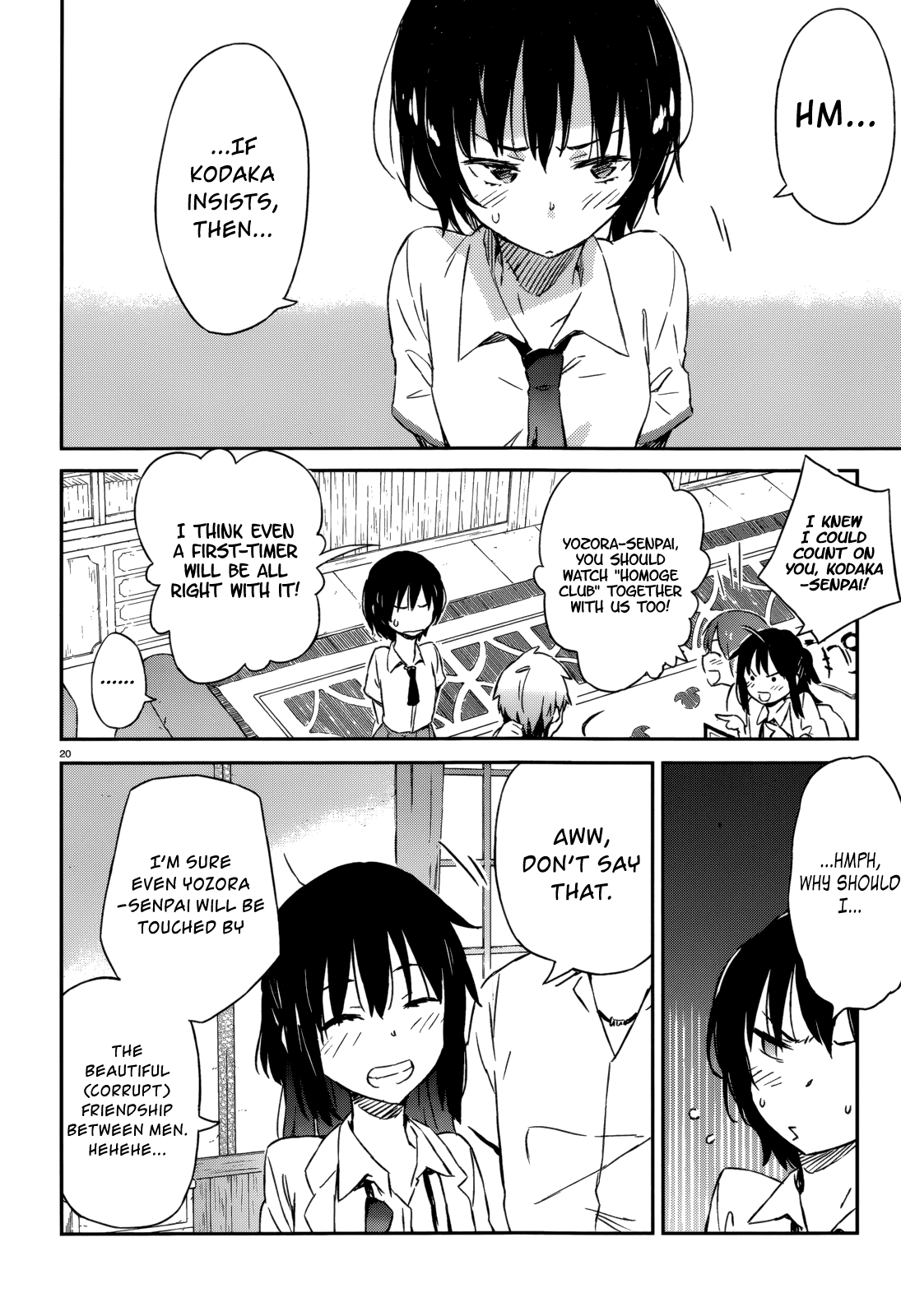 Boku wa Tomodachi ga Sukunai Chapter 31 page 17 - Chapter 31: Homoge Club