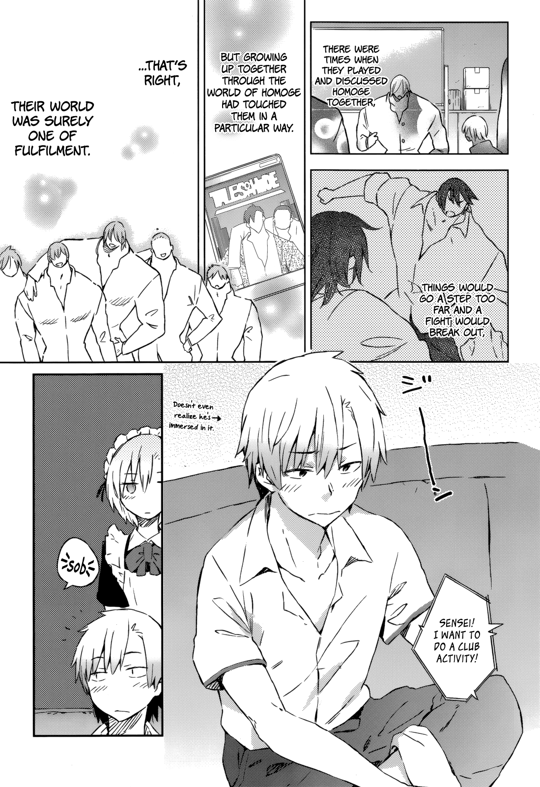 Boku wa Tomodachi ga Sukunai Chapter 31 page 23 - Chapter 31: Homoge Club