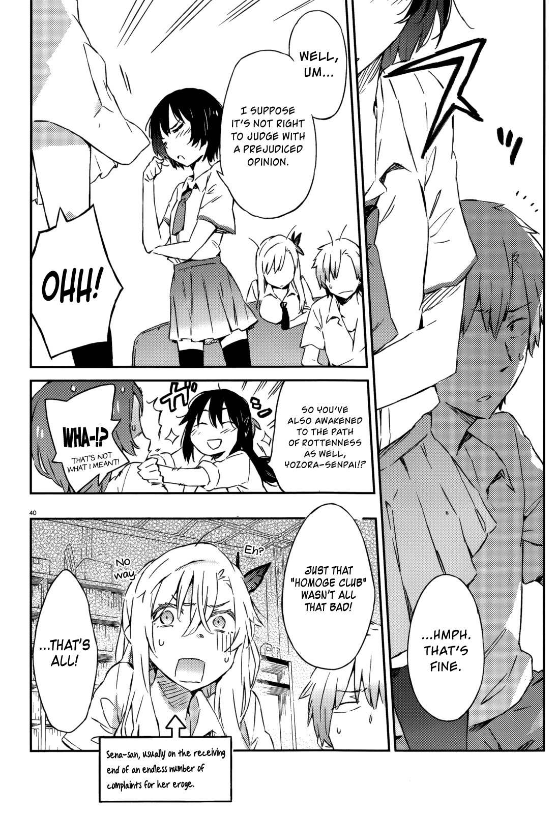 Boku wa Tomodachi ga Sukunai Chapter 31 page 35 - Chapter 31: Homoge Club