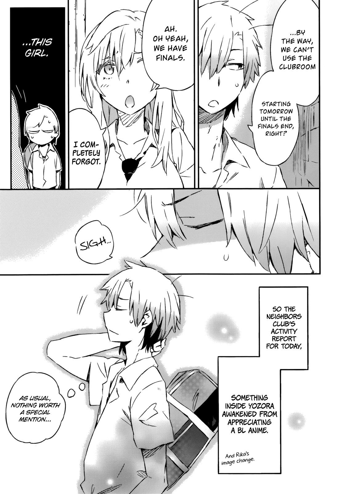 Boku wa Tomodachi ga Sukunai Chapter 31 page 38 - Chapter 31: Homoge Club