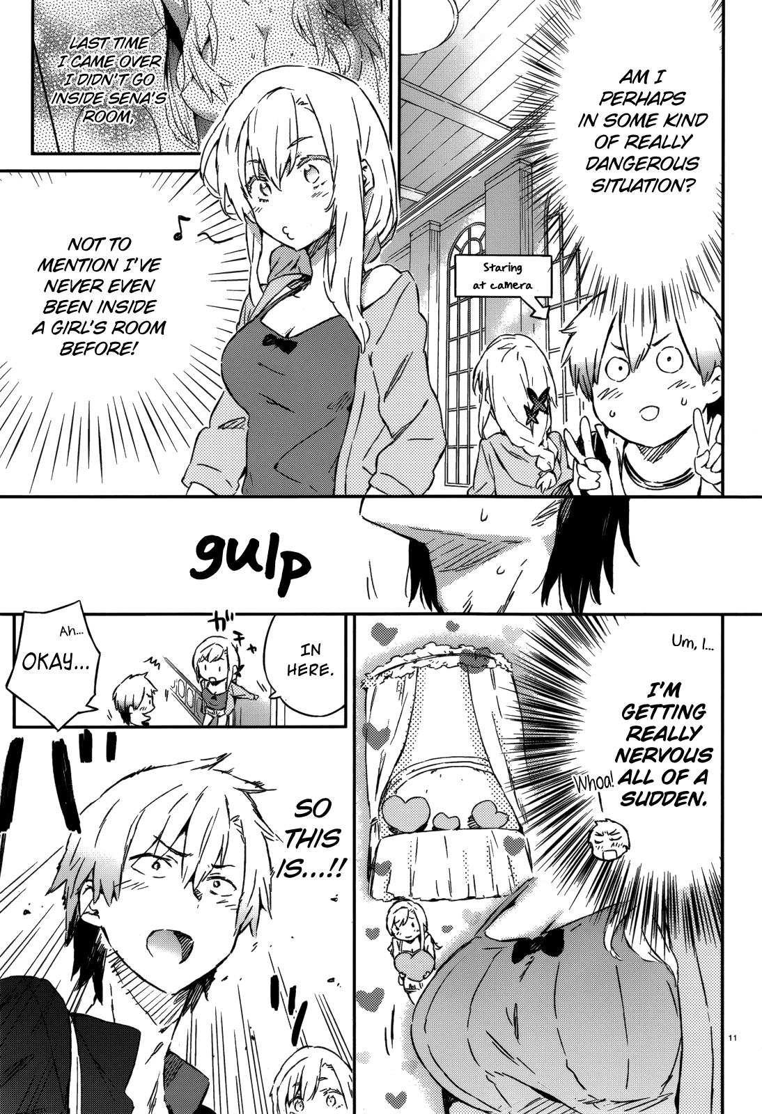 Boku wa Tomodachi ga Sukunai Chapter 33 page 12 - Chapter 33: Service Time (With Kashiwazaki Nude Scene)