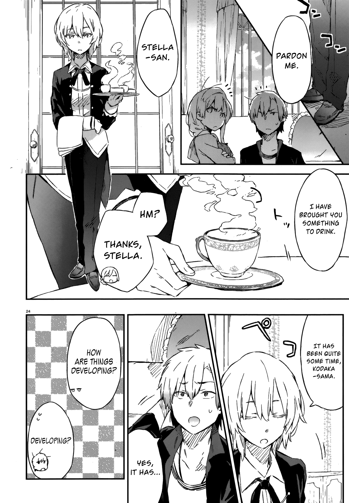 Boku wa Tomodachi ga Sukunai Chapter 33 page 23 - Chapter 33: Service Time (With Kashiwazaki Nude Scene)