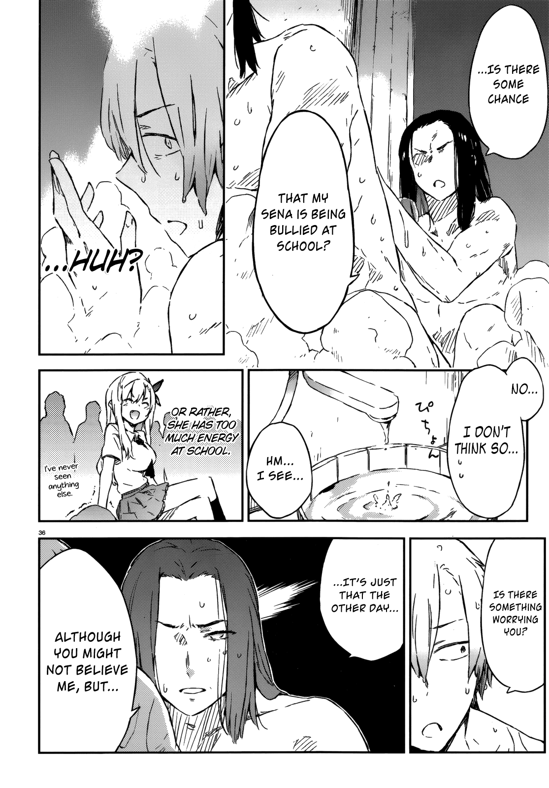 Boku wa Tomodachi ga Sukunai Chapter 33 page 35 - Chapter 33: Service Time (With Kashiwazaki Nude Scene)