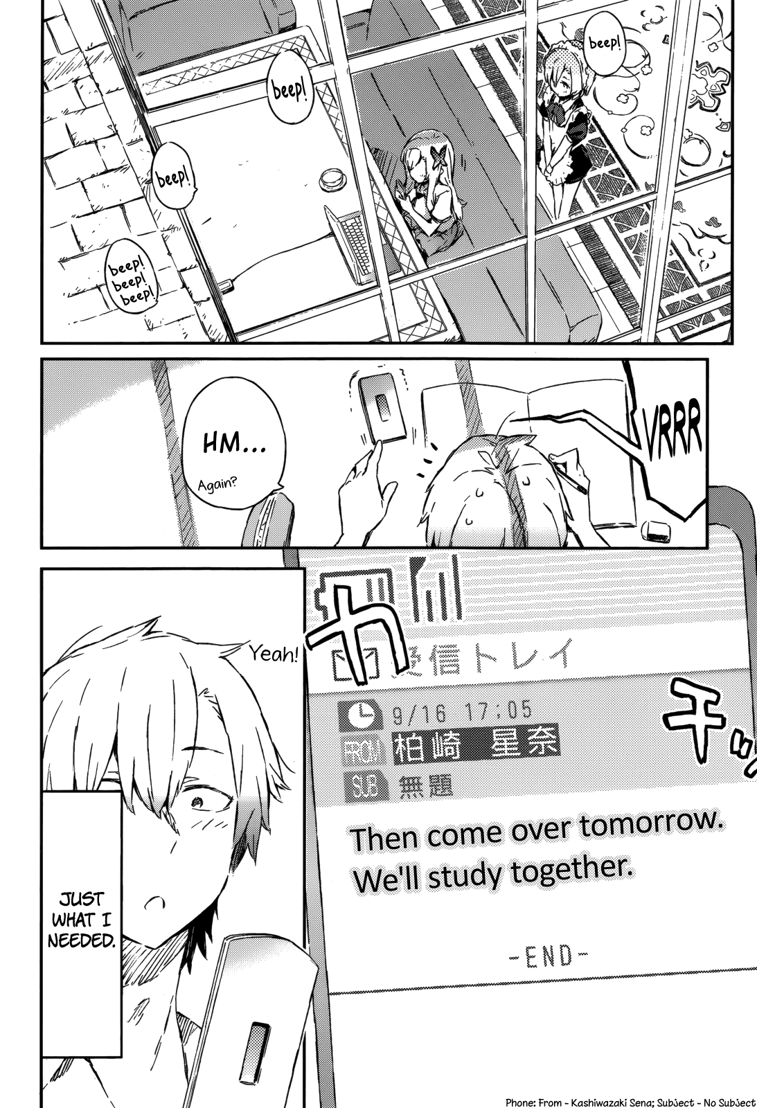 Boku wa Tomodachi ga Sukunai Chapter 33 page 4 - Chapter 33: Service Time (With Kashiwazaki Nude Scene)
