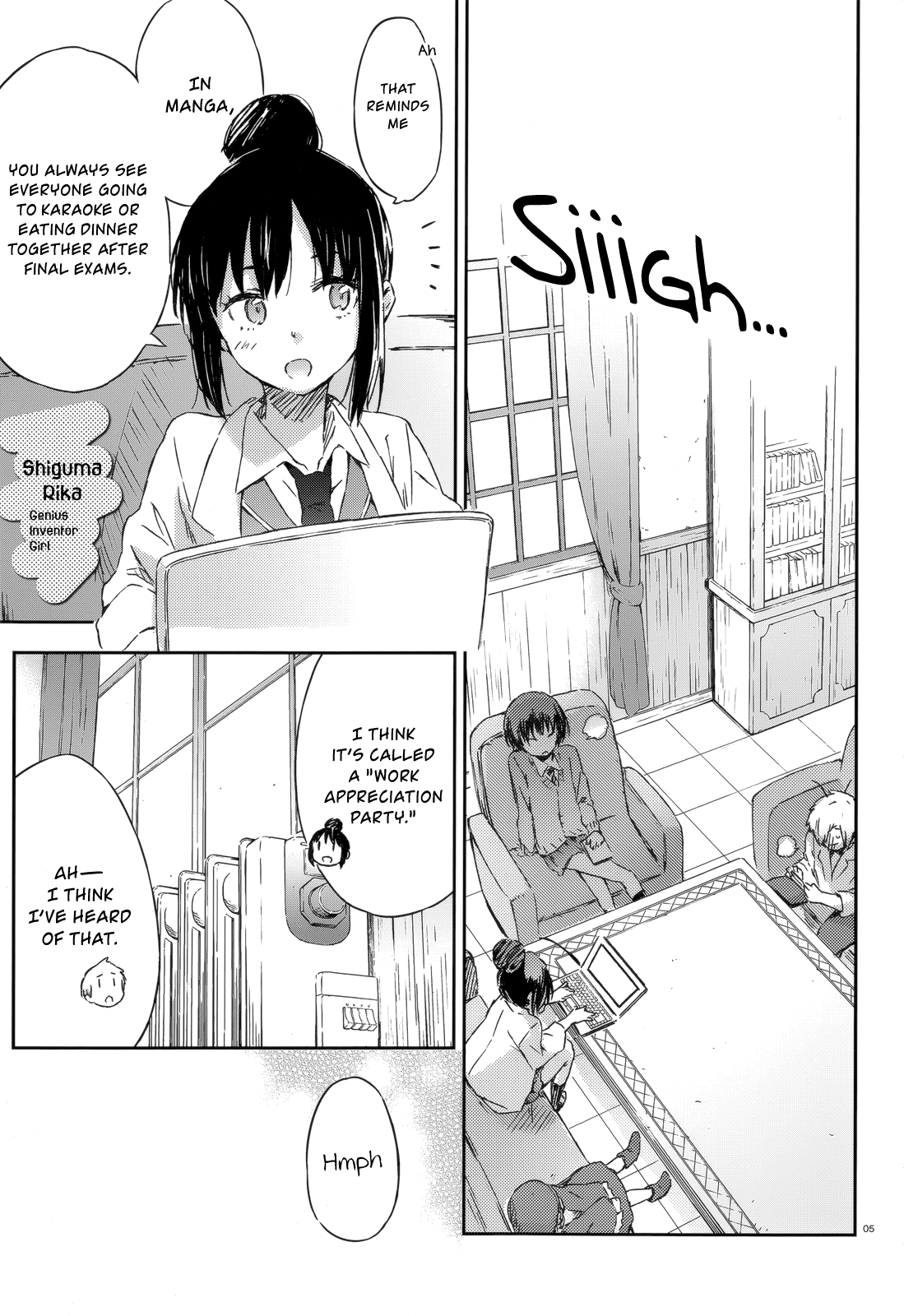 Boku wa Tomodachi ga Sukunai Chapter 35 page 5 - Chapter 35: The Work Appreciation Party