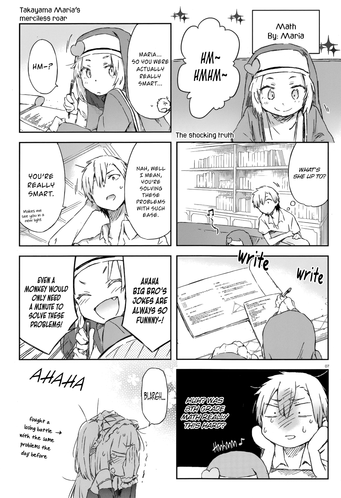 Boku wa Tomodachi ga Sukunai Chapter 36.5 page 6 - Chapter 36.5: Extra: Summer Vacation Hmwk makes Children Cry