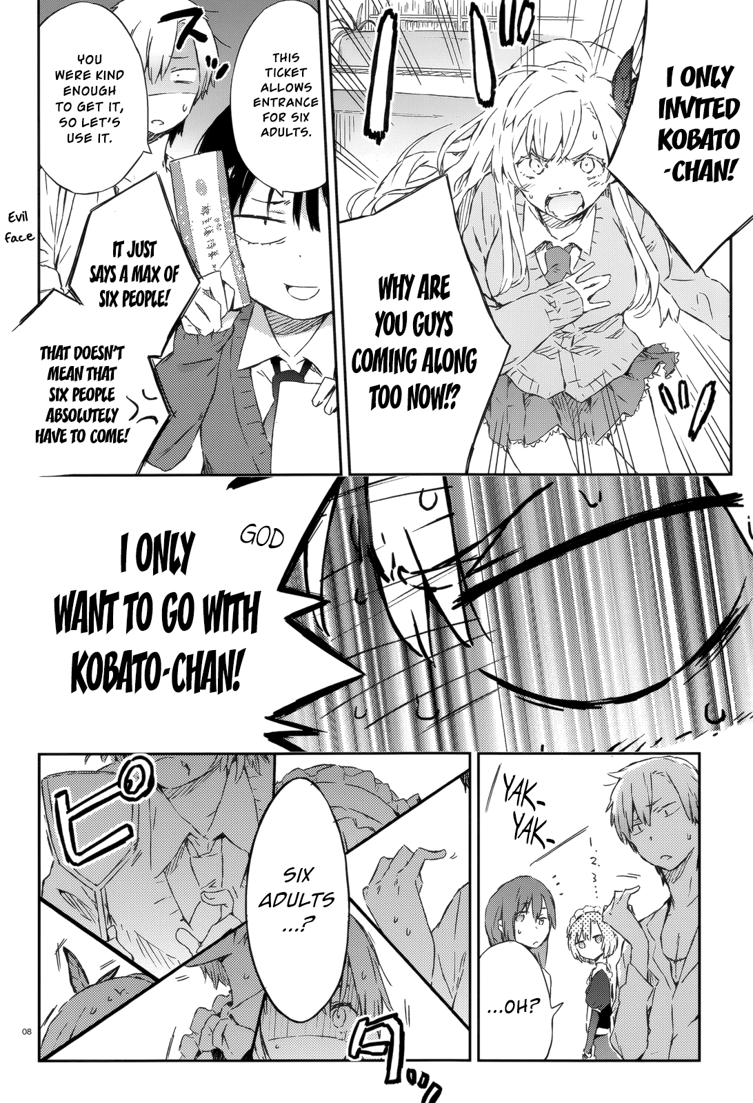 Boku wa Tomodachi ga Sukunai Chapter 36 page 8 - Chapter 36: An Invitation to the Amusement Park