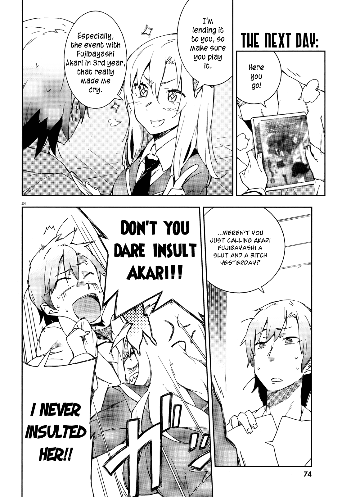 Boku wa Tomodachi ga Sukunai Chapter 4 page 24 - Chapter 4: Welcome to the World of Galge