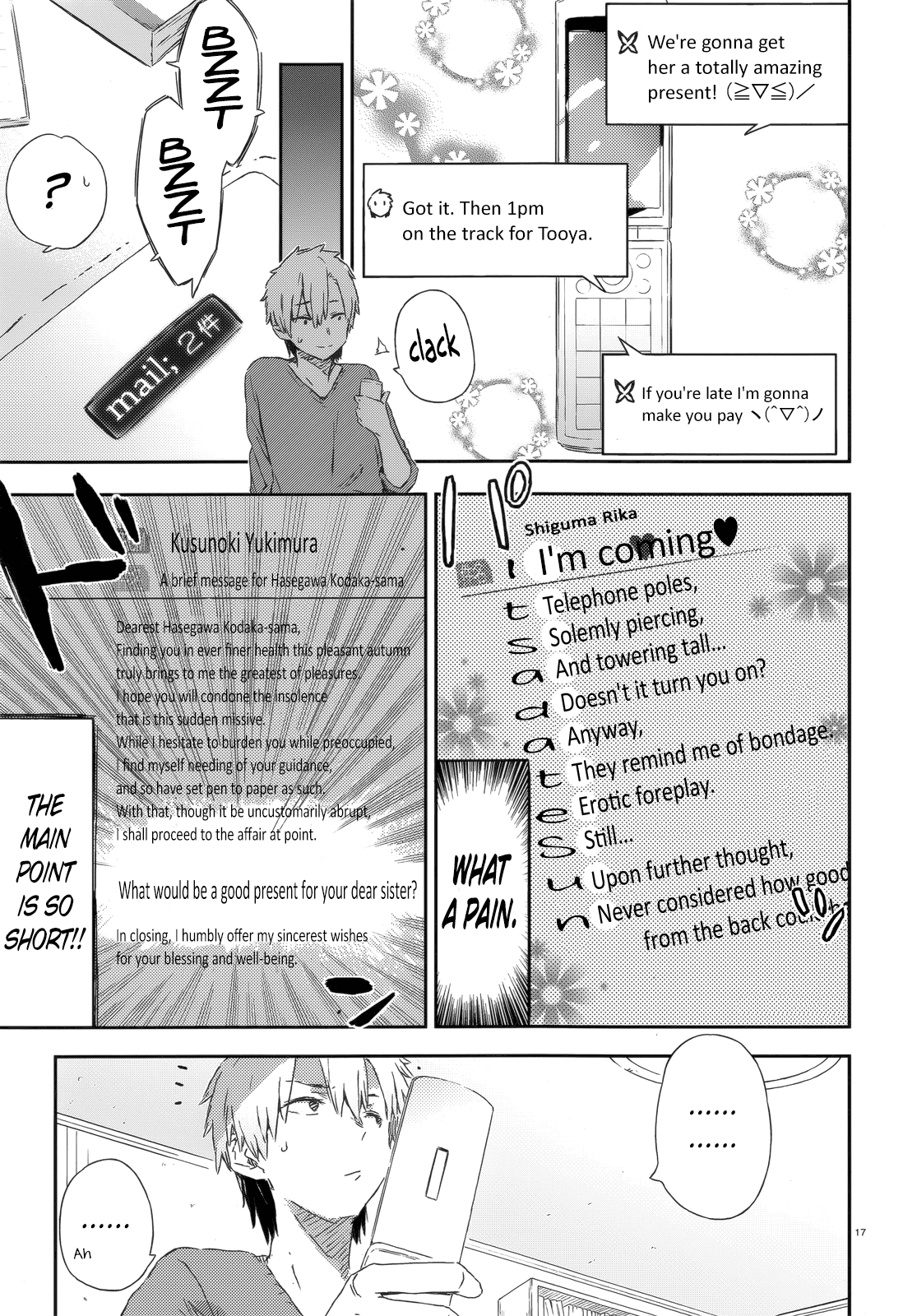 Boku wa Tomodachi ga Sukunai Chapter 41 page 14 - Chapter 41: Birthday
